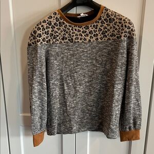 THML Brown and Black Sweater